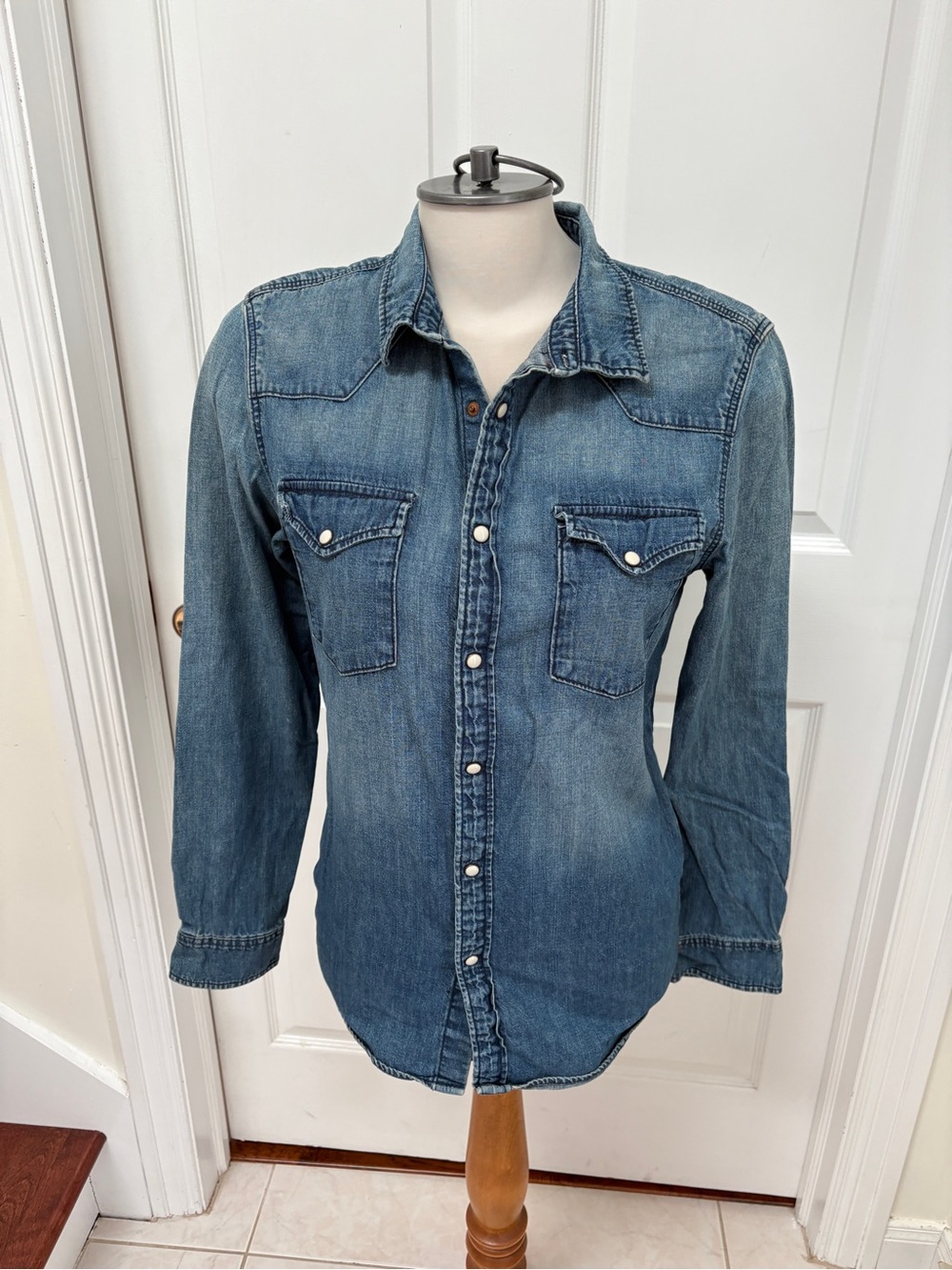 H&M western denim shirt